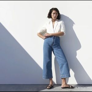 Everlane Denim Drop Edition 02 Wide Leg Crop Jean